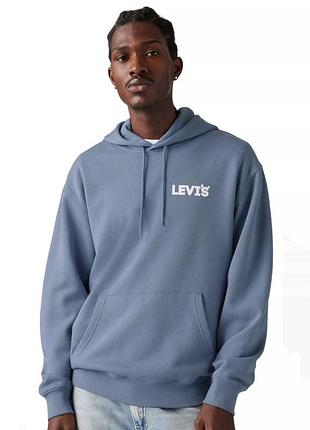 Чоловіче худі на флісі levi's з логотипом