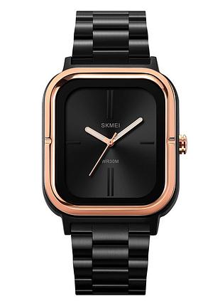 Классические мужские часы skmei 2275rg rose gold