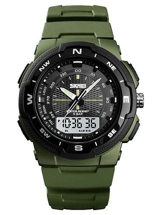 Мужские часы skmei 1454ag army green