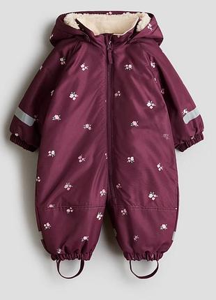 Дитячий  зимовий комбінезон h&m