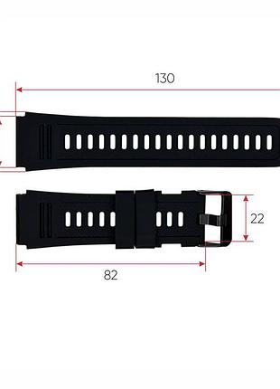 Ремешок для смарт часов modfit hunter black 3