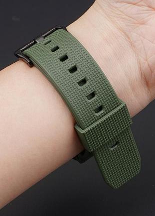 Ремешок для casio g-shock gm-2100 b army green bk 4
