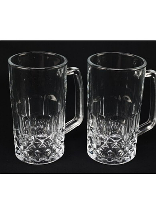 Набір скляних бокалів 2 шт 500 мл