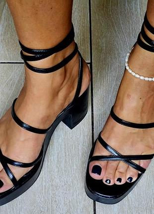 Босоножки на платформе zara. 5