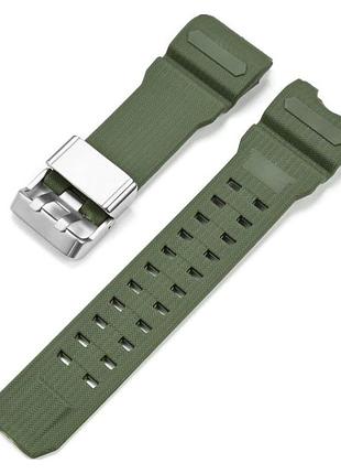 Ремешок для casio g-shock gwg-1000 army green si