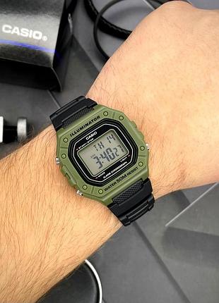 Мужские часы casio w-218h-3a 4