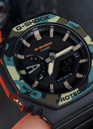 Мужские часы casio ga-2100su-1a 4