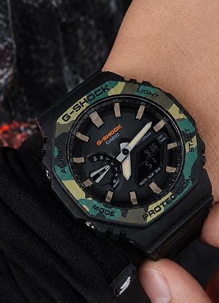 Мужские часы casio ga-2100su-1a 7