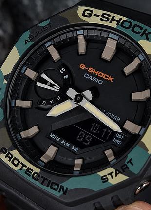 Мужские часы casio ga-2100su-1a 8