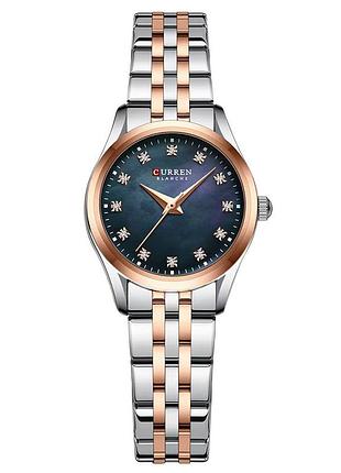 Сurren 9111 gold-silver-blue stopped