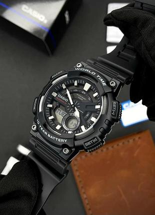 Чоловічий годинник casio aeq-110w-1a 2