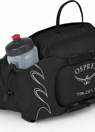 Поясная сумка osprey talon 6 л бананка черная unisex для туризма спорта города osprey