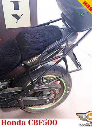 Honda cbf500 цільнозварена багажна система для текстильних сумок або алюмінієвих кофрів