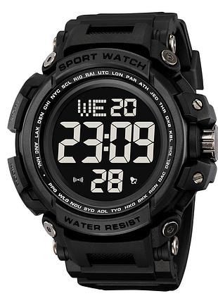 Спортивные мужские часы skmei 2422bk black