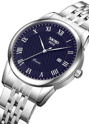Skmei 9058sbu-b silver-blue 2