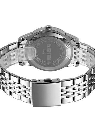 Skmei 9058sbu-b silver-blue 3