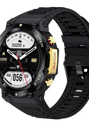 Розумний годинник modfit titan black-gold 35 мм.