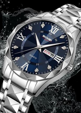 Skmei 9369sibu silver-blue 2