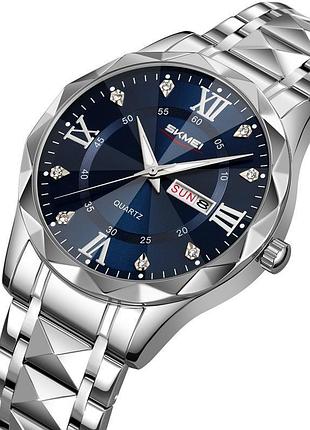 Skmei 9369sibu silver-blue 5