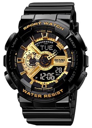 Мужские часы skmei 1834 black-gold