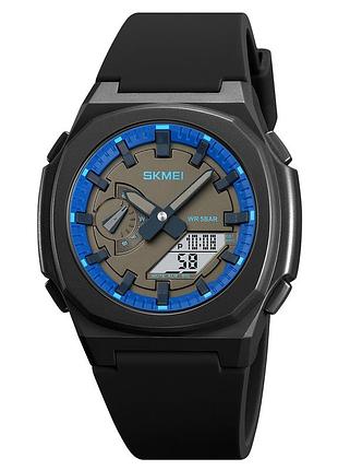 Мужские часы skmei 2091bkbuwt black-blue-white