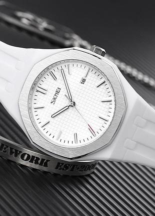 Наручний годинник skmei 9299wt white 3