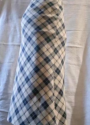 Спідниця пряма, у клітинку, zara basic, б/у. 5