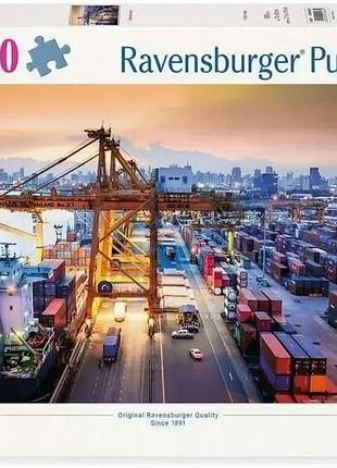 Пазл ravensburger "порт гамбурга" 1000 деталей, 70×50 см