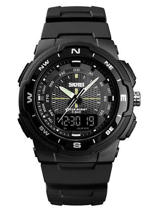 Мужские часы skmei 1454bkbk black-black