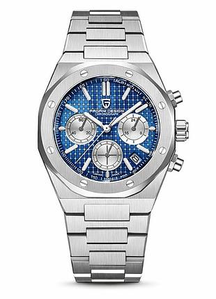 Мужские часы pagani design pd-1707 silver-blue