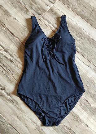 Суцільний фактурний купальник marks & spencer (m&s), розмір eur 46 / uk 18 (xl-2xl)