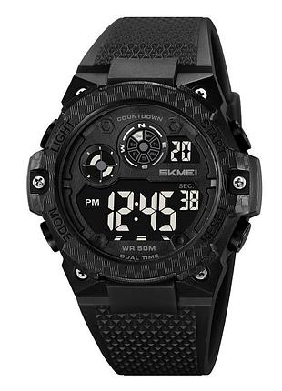 Спортивные мужские часы skmei 2337bkbk black-black