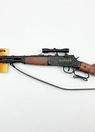 Игрушечное детское ружье-винтовка wicke western dakota с оптическим прицелом и ремнем