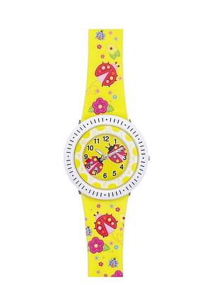 Детские часы better 009 ladybug white-yellow