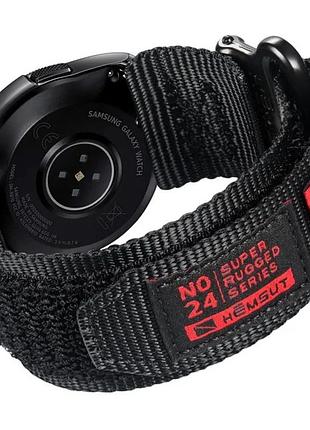 Ремешок для часов hemsut hga121 super strong nylon black 20mm