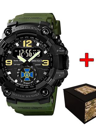 Мужские часы awarder 004 сбу army green-black