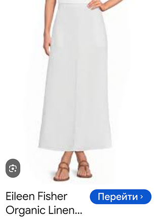 Юбка  макси от eileen fisher ,лен и шелк s-m