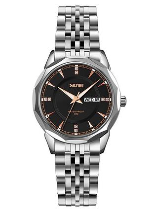 Женские часы skmei 9264sibk silver-black