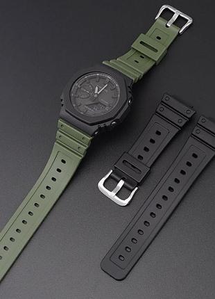 Ремешок для casio g-shock ga-2100 black si 2