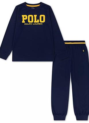 Детская пижама polo ralph lauren лонгслив и штаны