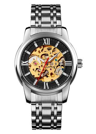 Мужские часы skmei 9222sibk silver-black