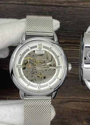 Forsining 8173 silver-white steel 4