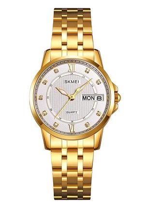 Женские часы skmei 2085gdsi gold-silver