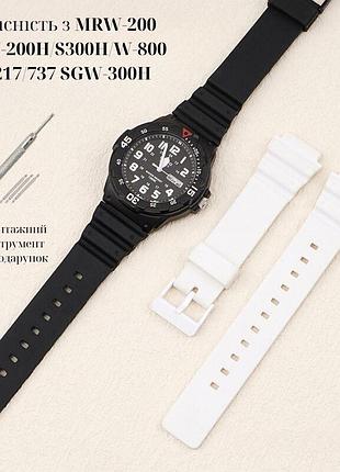 Ремінець для casio mrw-200h all black 4