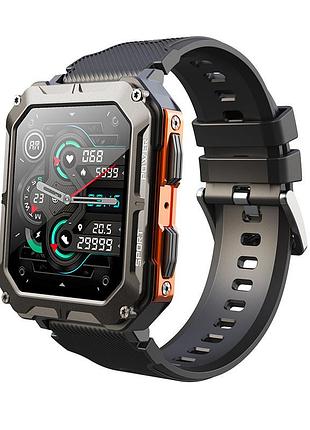 Умные часы modfit iron black-orange