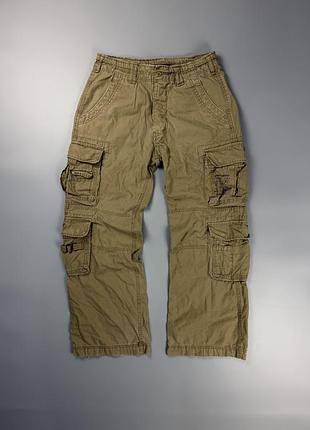 Чоловічі штани карго brandit individual wear розмір m бежеві брюки брандит