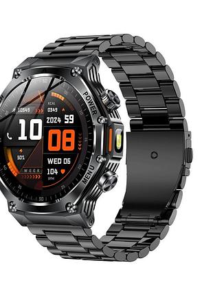 Умные часы modfit titan-x black steel