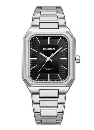Мужские часы curren 8457 silver-black