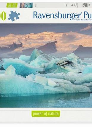 Пазл ravensburger йокульсарлон ісландія, jökulsarlon island, 1000 деталей, 70×50 см