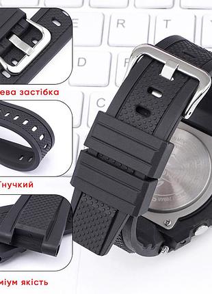 Ремешок для casio g-shock gst-w300 red bk 3